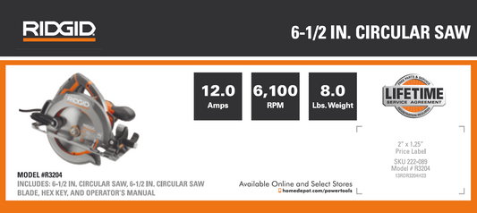RD 6 1/2 IN CIRCULAR SAW