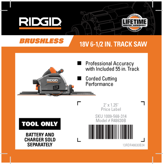 RIDGID Tracksaw 4x4