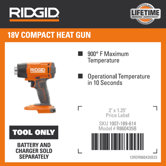 RD 18V COMPACT HEAT GUN