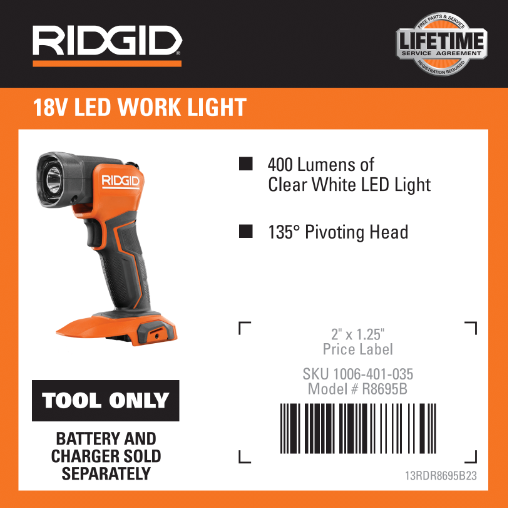 RIDGID LED WORK LIGHT