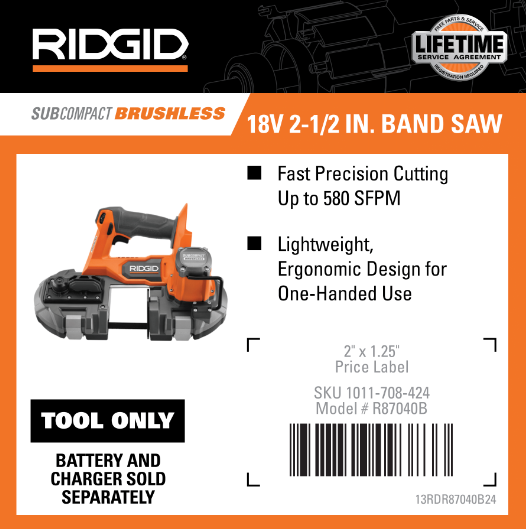 RIDGID BAND SAW 4X4