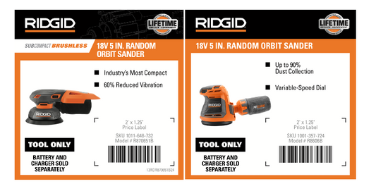 RIDGID ORBIT SANDER