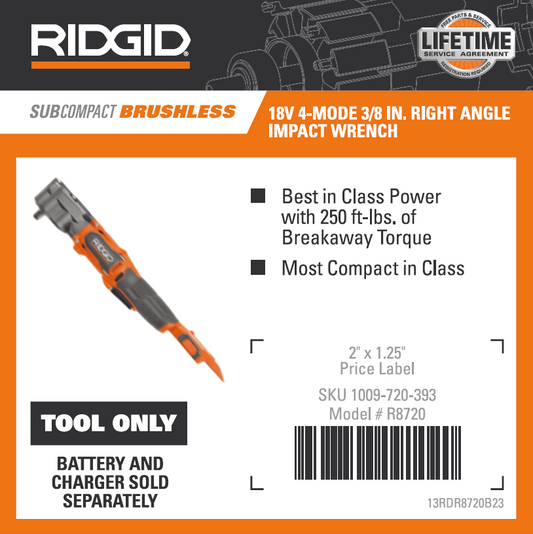 RD SUBC 18V 3/8 RT ANGLE IMPACT WRENCH