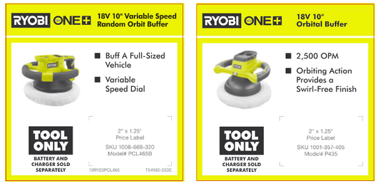 RYOBI ONE+ 18V BUFFER