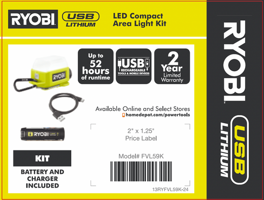 RYOBI USB LITHIUM AREA LIGHT