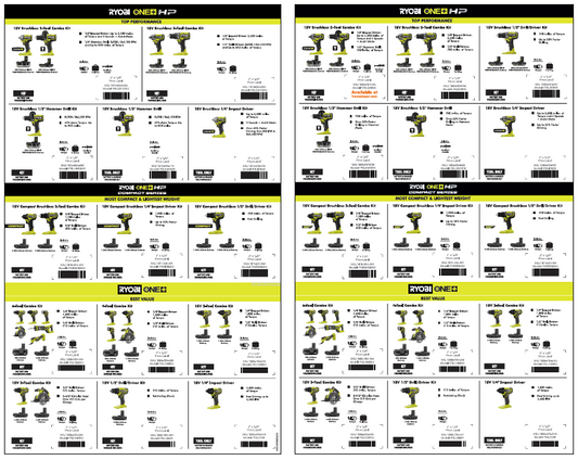 RYOBI Space Optimization Combo Kit POP Channel