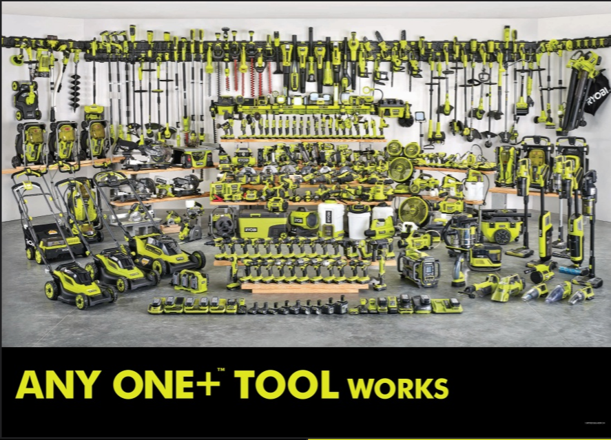 RYOBI ONE+ 18V FAMILY SHOT TOP HEADER – Team TTI POP