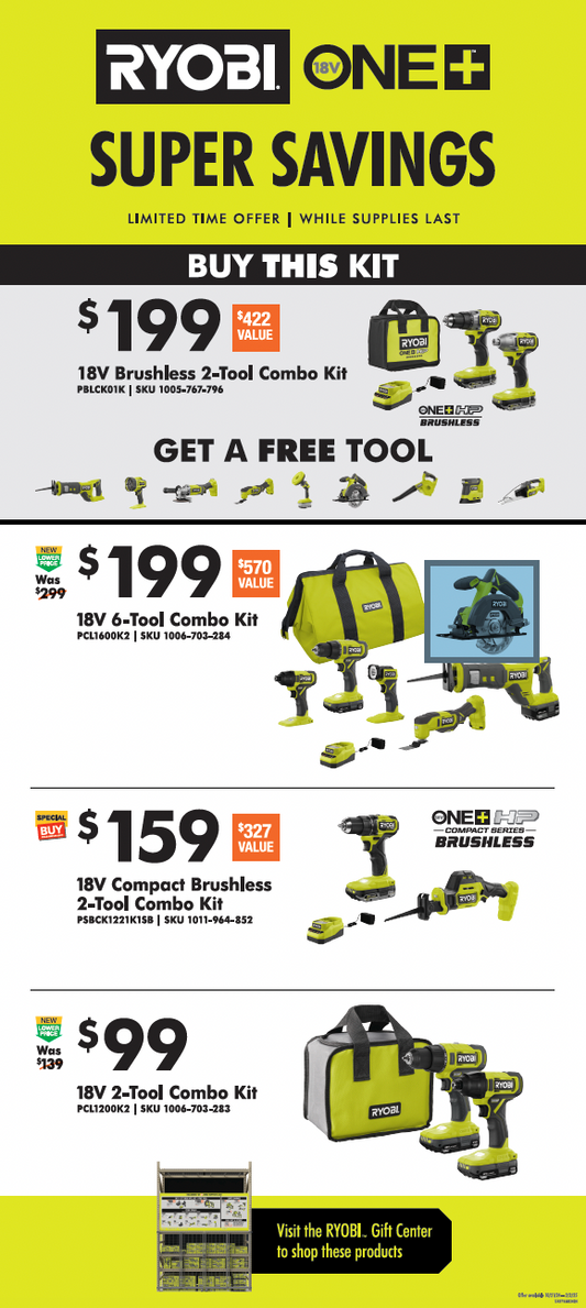 RYOBI EC PROMO POP Q4 PROMO