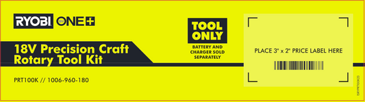 RYOBI ONE+ 18V PRECIS CRAFT ROTARY TOOL KIT