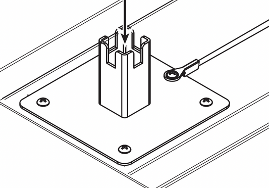 18V STEM FIXTURE WITH CABLE