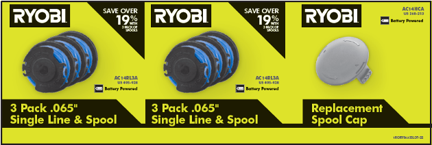 RYOBI 065 3 SLOT DUMP BIN