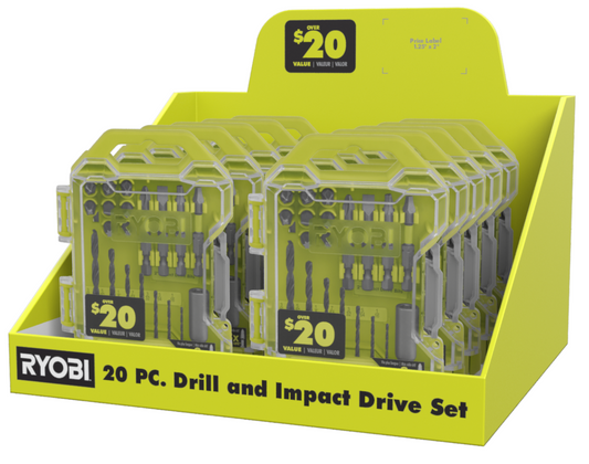 RYOBI 20 PC ACCESSORY TRAY