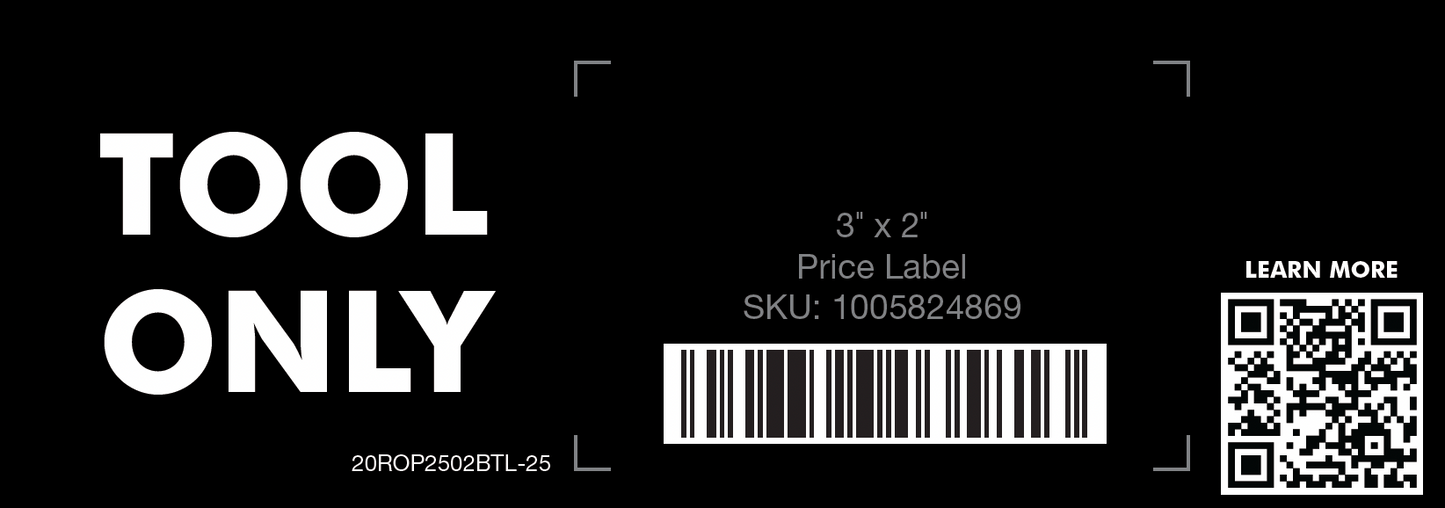 P2502BTL  Beam Sticker