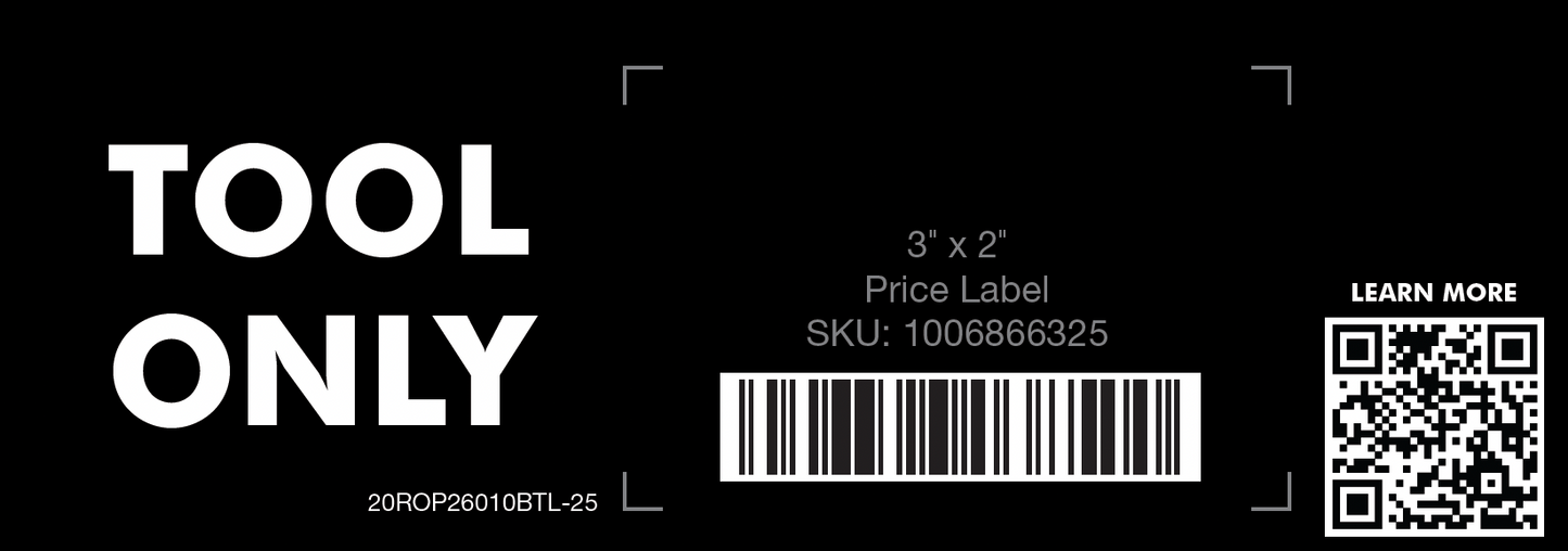 P26010BTL  Beam Sticker