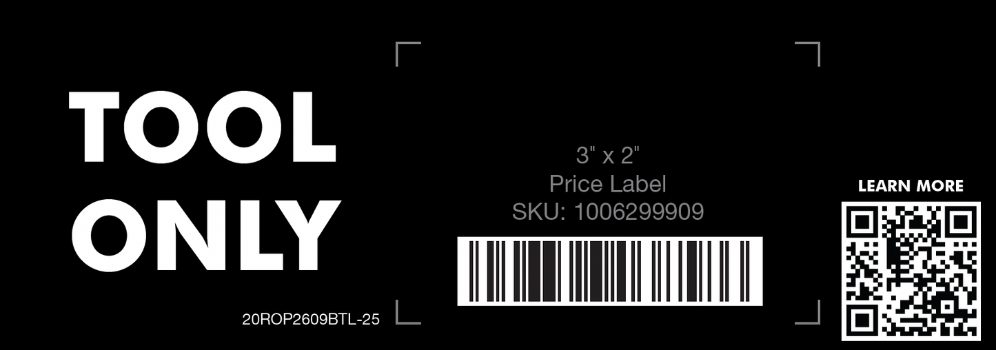 P2609BTL  Beam Sticker