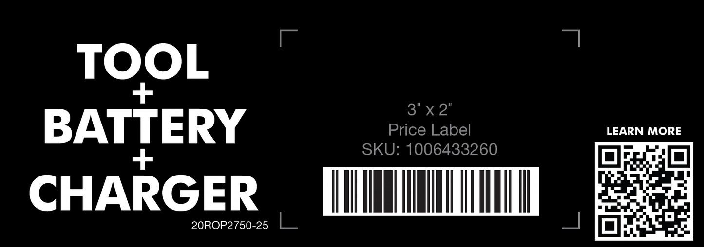 P2750 Beam Sticker