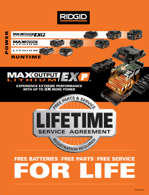 RIDGID 16x21 System messaging – Team TTI POP