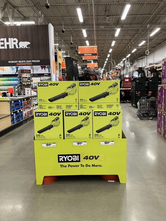 RYOBI 40V BLOWER PALLET WRAP - STORE 4805