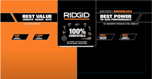 RIDGID KIOSK BACKER