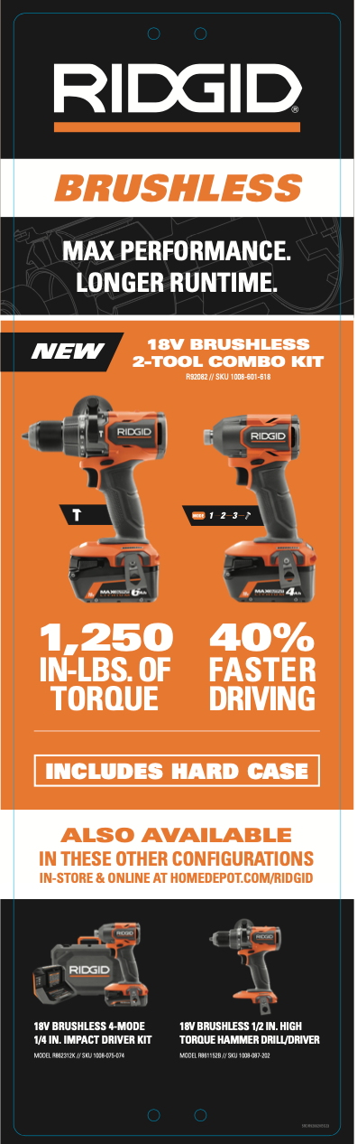 RIDGID 18V 2-TOOL COMBO KIT UBS