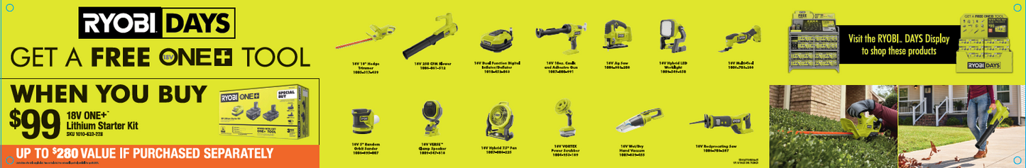 RYOBI DAYS PROMO CAGE POP 2