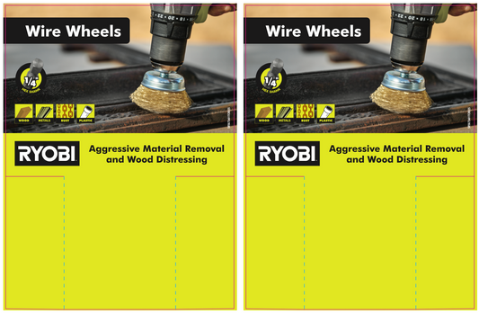 RYOBI WIRE WHEEL CLIP STRIP T CARD