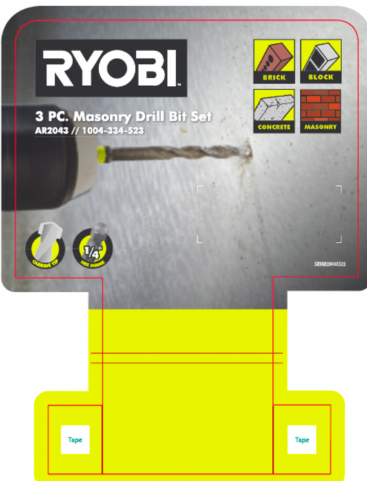 RYOBI MASONRY CLIP STRIP