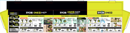 RYOBI 18V One+ Bult For Speed KIOSK Wedge