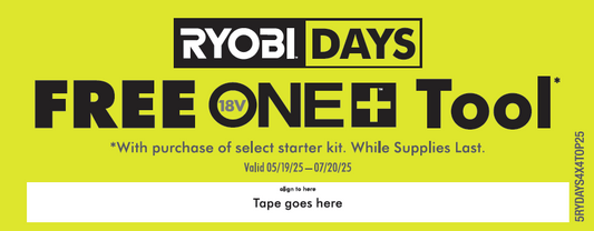 RYOBI DAYS 2025 4X4 TOPPER
