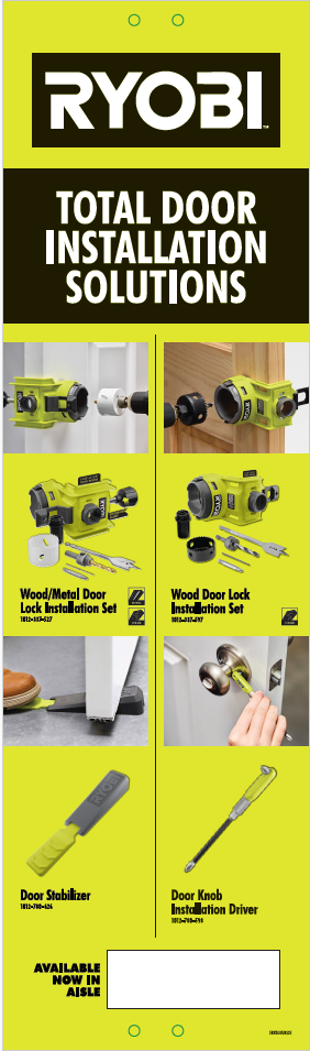 RYOBI DOOR LOCK UBS