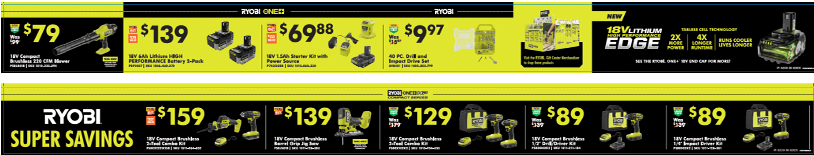 RYOBI BELLY BEAM 1 Q4 PROMO