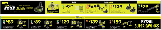 RYOBI BELLY BEAM 2 Q4 PROMO