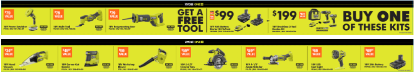 RYOBI BELLY BEAM 4 - Q4 PROMO