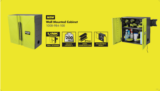 RYOBI  LINK CABINET BACK WALL COVER UP POP