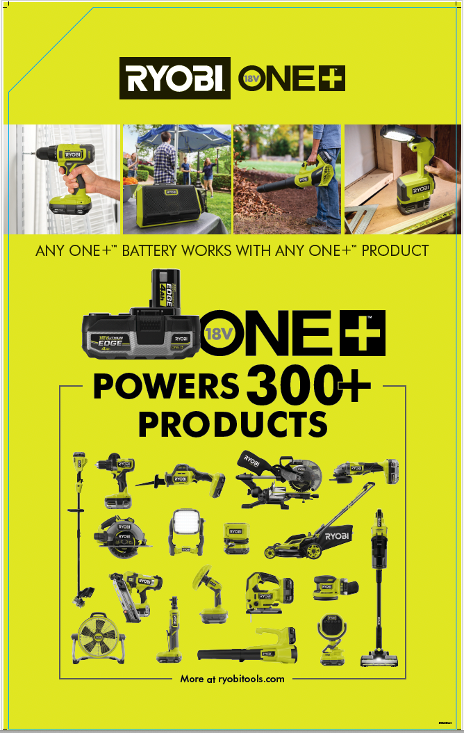 RYOBI Floorcare Kiosk Left Side Panel