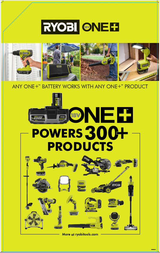 RYOBI Floorcare Kiosk Left Side Panel