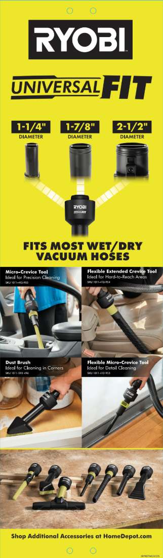 RYOBI UNIVERSAL VAC ACCESSORY UBS