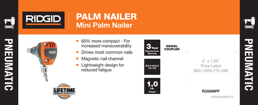 MINI-PALM NAILER POP CARD