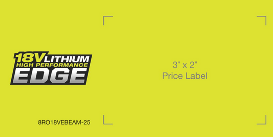 18V Edge Beam Sticker
