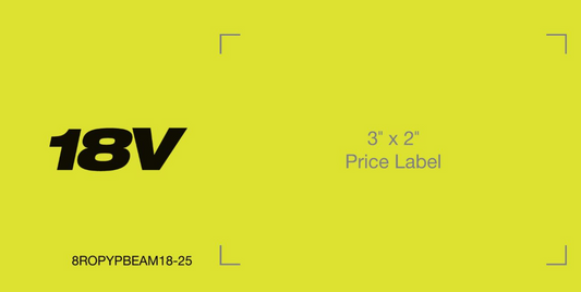 18V Beam Sticker