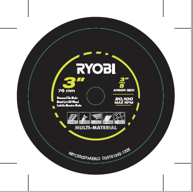 RYOBI 18V COMPACT MULTI - MATERIAL SAW