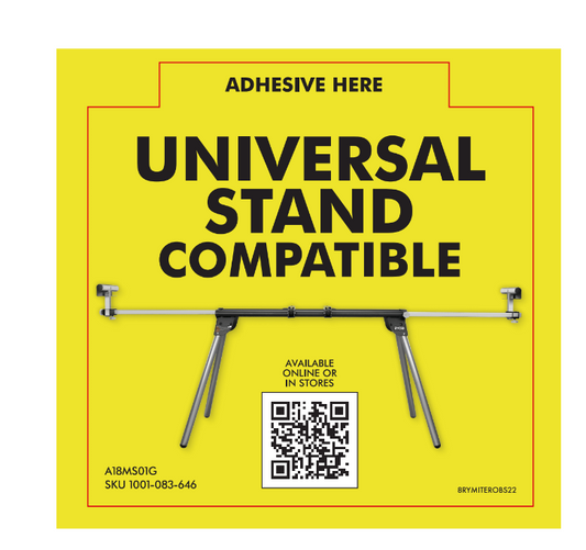 RYOBI 18V MITER SAW OBS - UNIVERSAL STAND