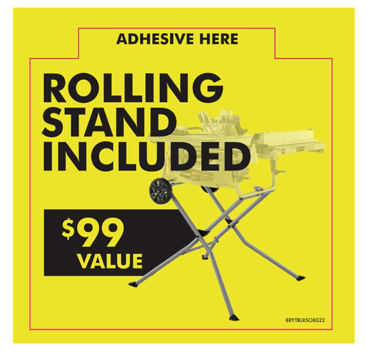 RYOBI TABLE SAW OBS - ROLLING STAND