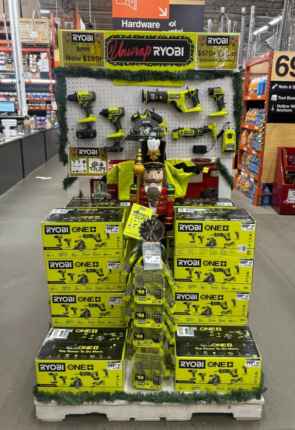 RYOBI ONE+ 18V 6 TOOL COMBO KIT STACKOUT - STORE 939