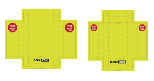 RYOB 40V AND 18V BATTERY TRAY