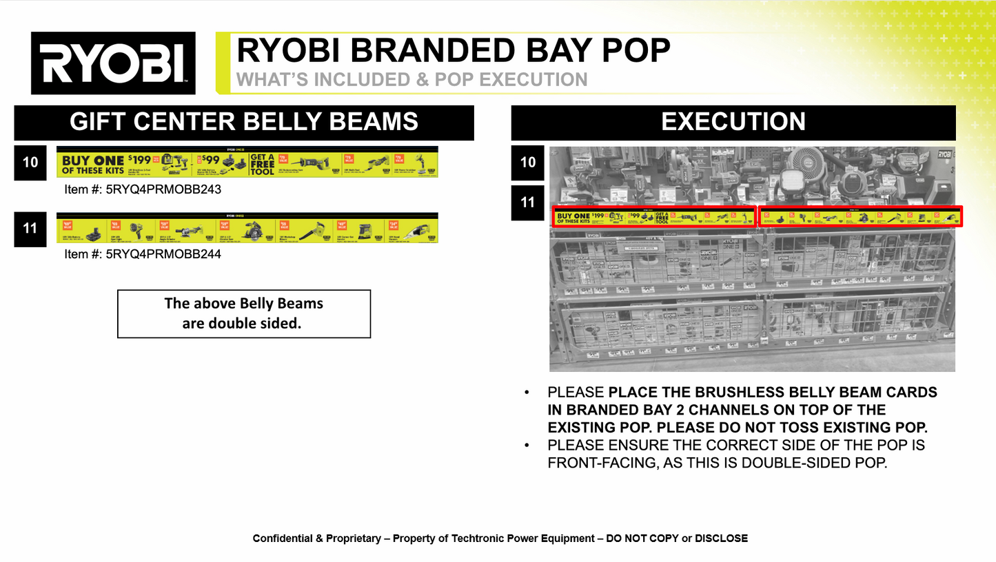 RYOBI BELLY BEAM 4 - Q4 PROMO