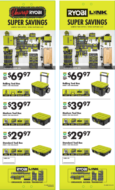 RYOBI Q4 LINK UBS 1 - Q4 PROMO