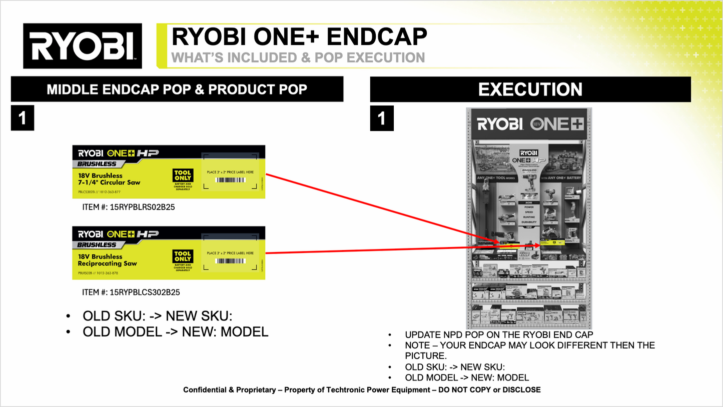 RYOBI 18V ONE+ HP RECIPROCATING EC POP – Team TTI POP