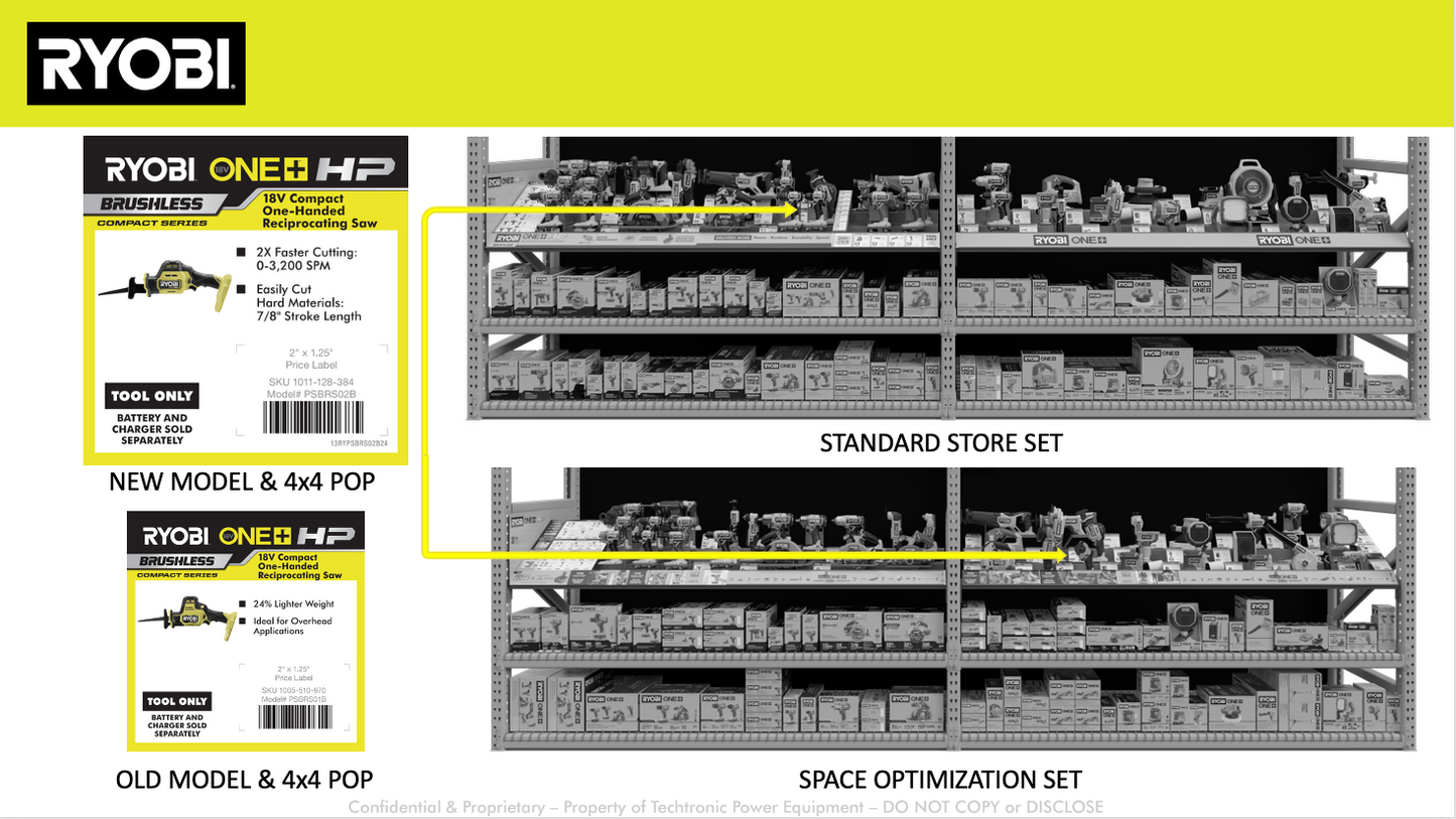 RYOBI ONE+ 18V 1 HANDED RECIP SAW