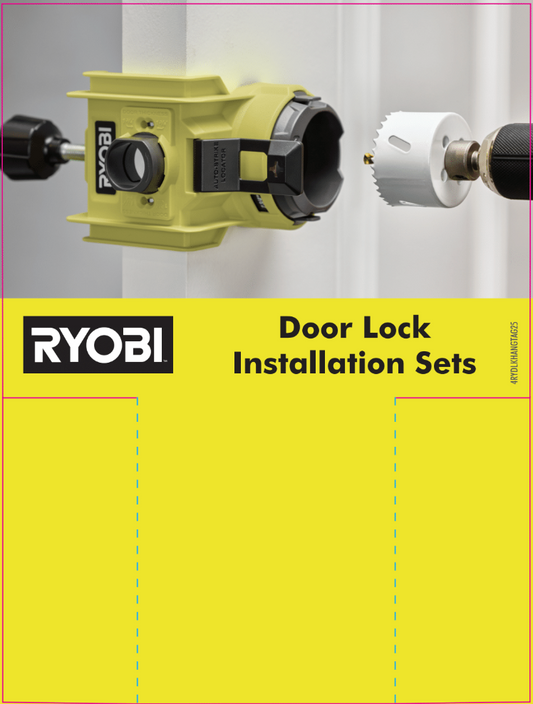 RYOBI DOOR LOCK CLIP STRIP HANG TAG